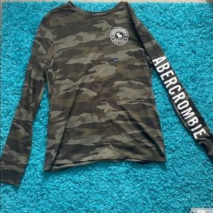 Camo Abercrombie Girls Top